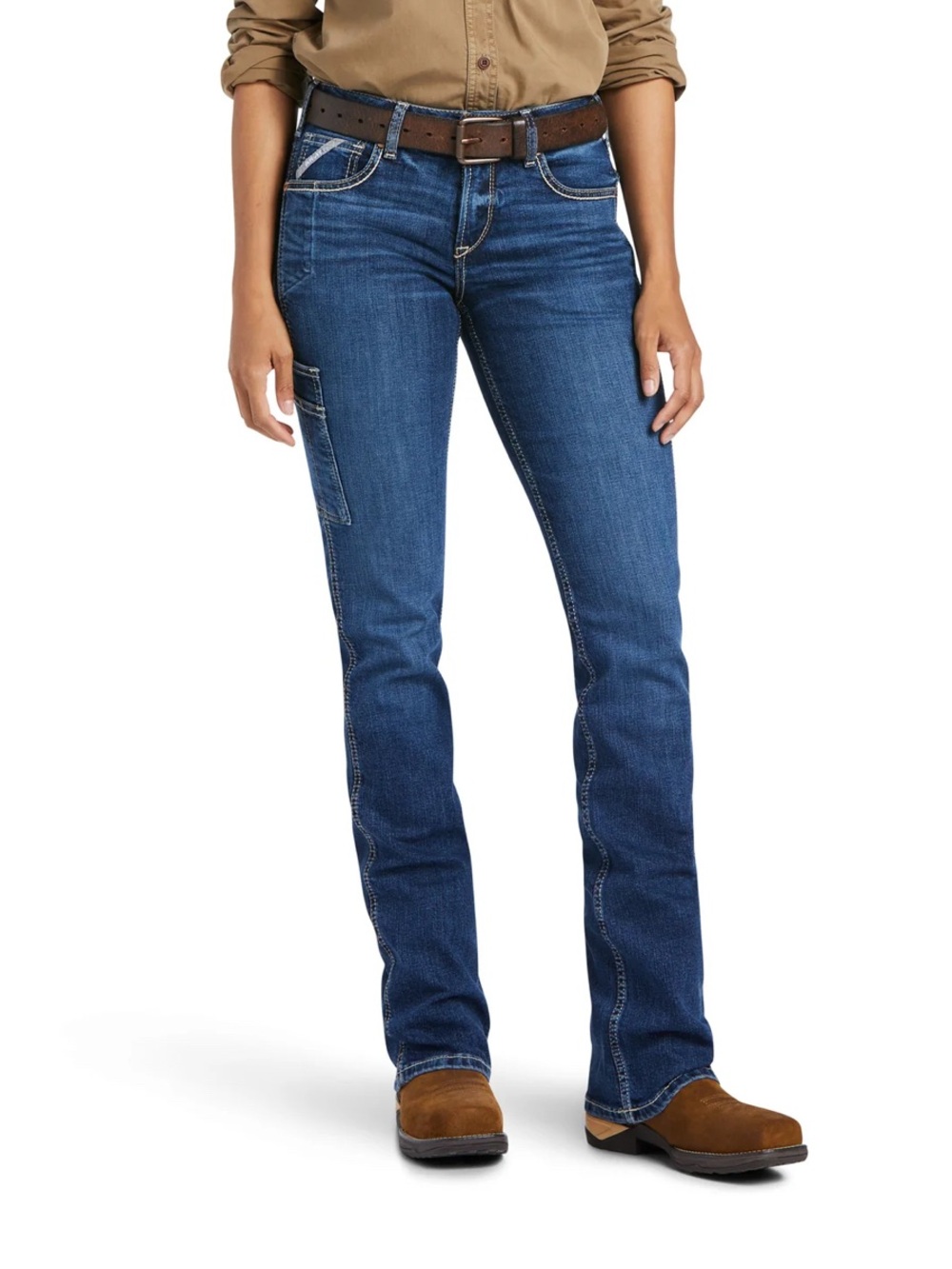 Ariat® Ladies Rebar Work Flex Riveter Boot Cut size 16 woman’s 33R
